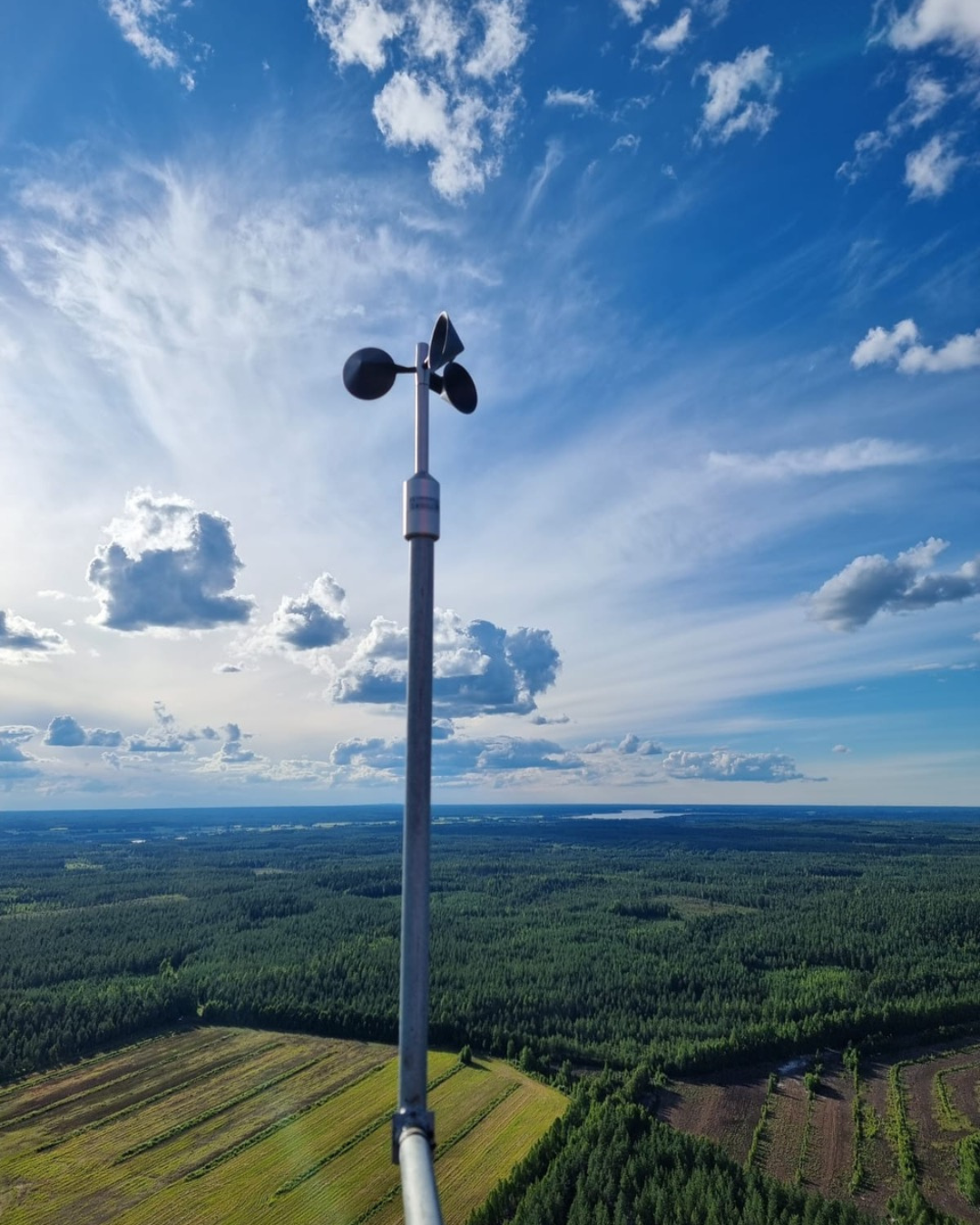 Anemometer Installation by ProfEC Ventus